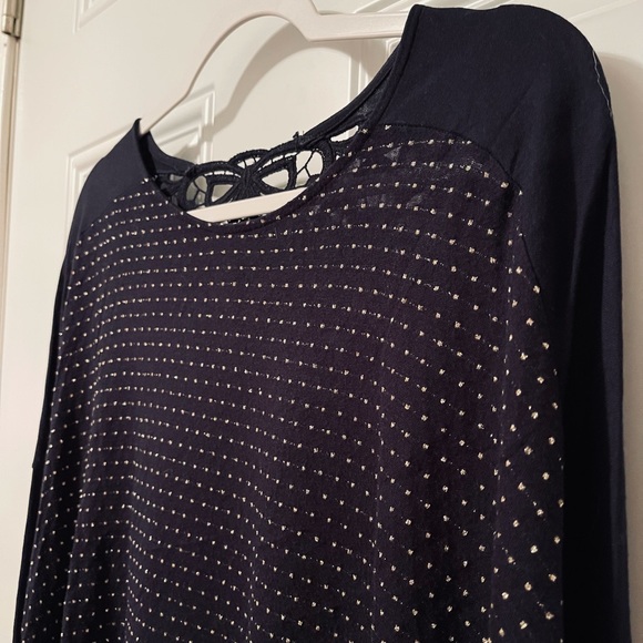 Long sleeve top with golden dots 💎 - Picture 4 of 10